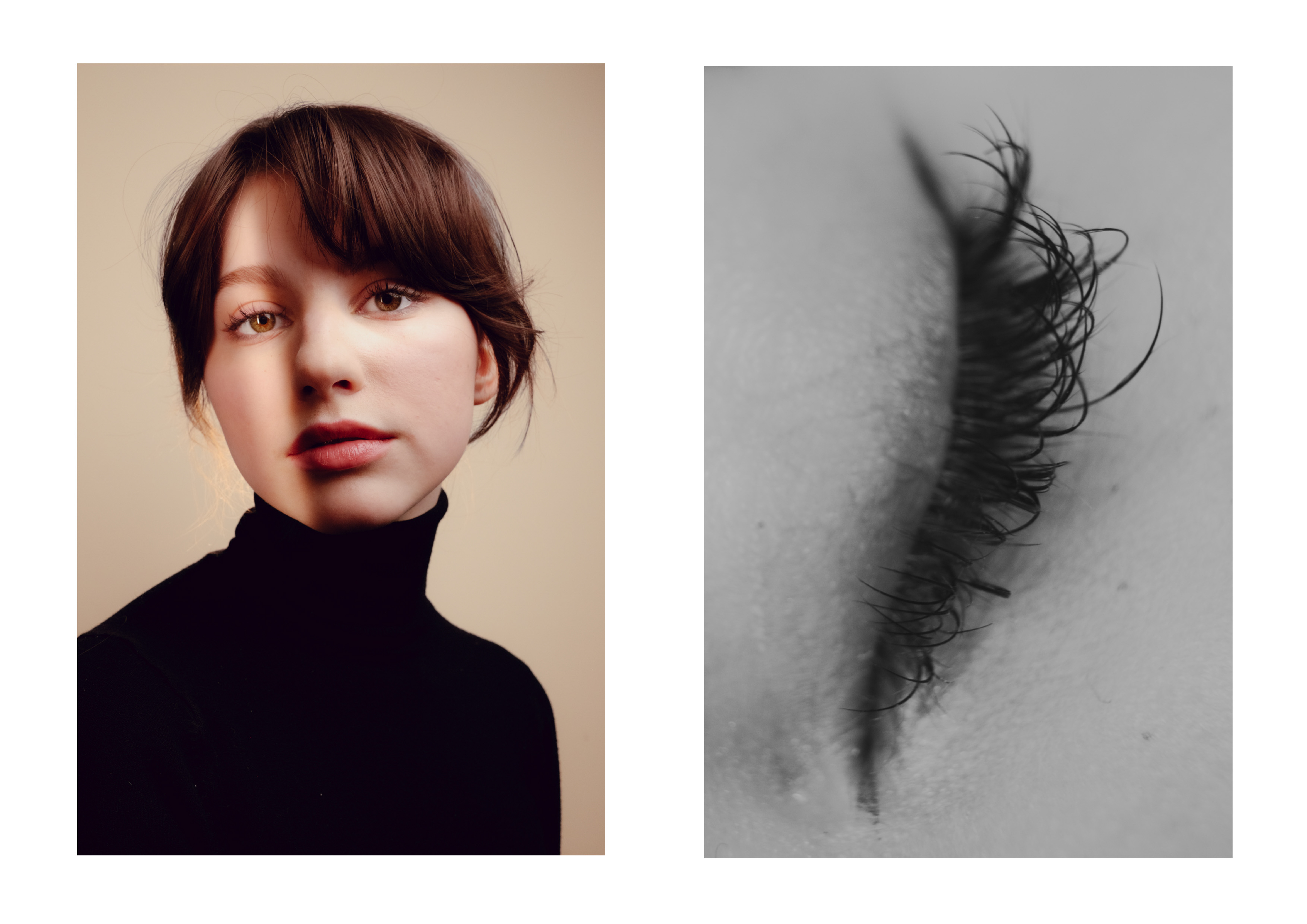 Model Portfolios portrait 5 - London E1 studio session